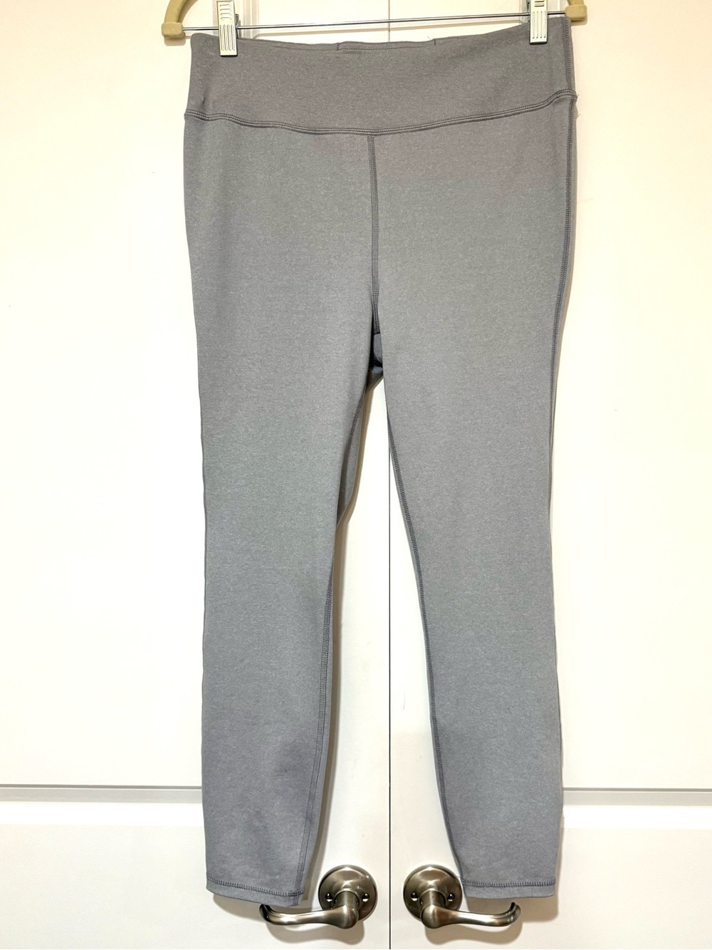 J. Crew Light Gray High-Rise 7/8 Leggings on Signature Flex
